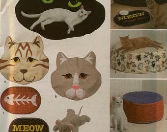Simplicity Pattern 4765 Cat Beds & Accessories UNCUT