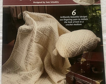 Folleto de patrones de ganchillo para decoración del hogar, 6 diseños, el ático de Annie