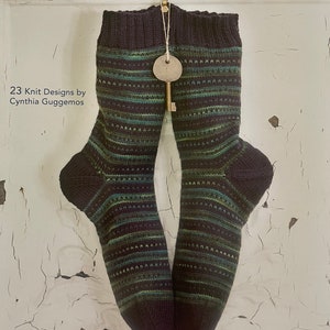 A Cuff Above Book 23 Knit Sock Designs NEW