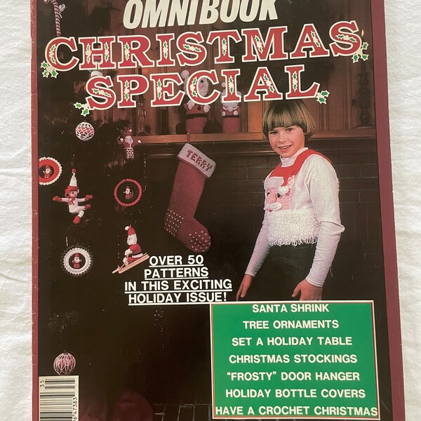 1983 Crochet World Omnibook Christmas Special Magazine 50+ Patterns