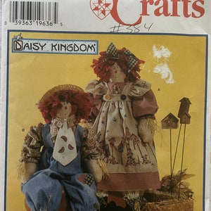 Simplicity 7446 Pattern 24&quot; Dolls & Clothes Daisy Kingdom UNCUT