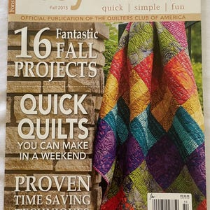 Fons & Porter's Easy Quilts Magazine Fall 2015