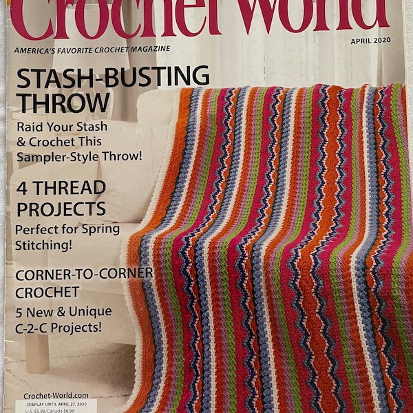 Crochet World Magazine April 2020 - 22 Projects