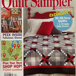 BHG Quilt Sampler Magazine Spring/Summer 2016 PRE-OWNED