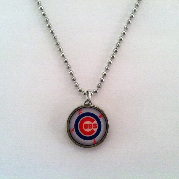 Cubs Necklace Etsy