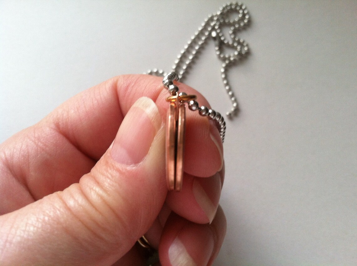 Lucky Penny Pendant Def Leppard Charm on 24 inch Chain OR 30 Etsy