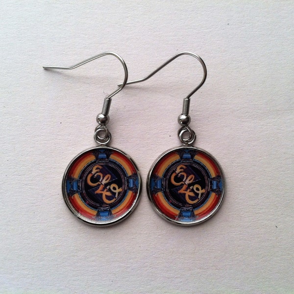 ELO Electric Light Orchestra Stainless Steel Earrings Handmade Lightweight