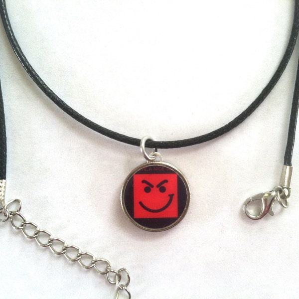 Bon Jovi Smirk Dime Pendant on Chain or Cord Charm Necklace 2-sided