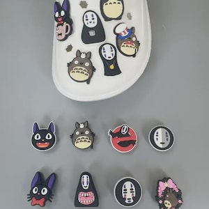 Famous Japanese Anime Character Shoe Charms, Cute PVC Hanging Ornaments for Sandals, Gift For Her Him Super Cute, Shoe Charms, Croc Charms