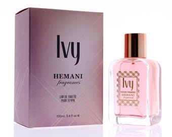 Hemani Ivy Eau de Toilette / Fragancia floral ámbar cítrica (100 ml)