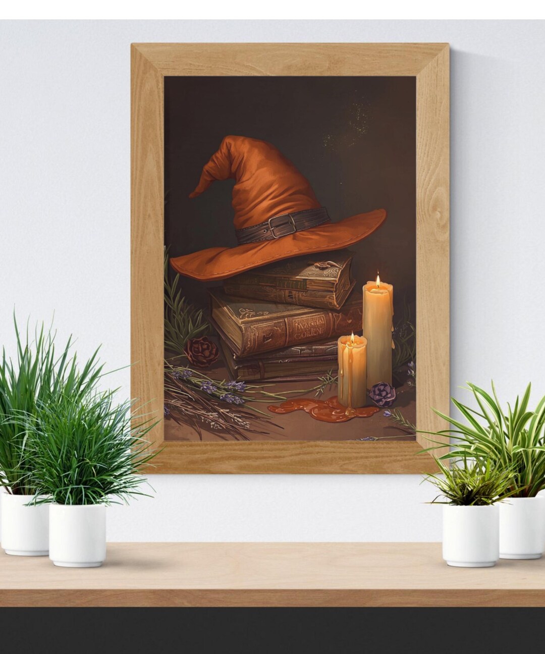 Spooky Halloween Wall Art Printable | Digital Download | Witch Decor ...