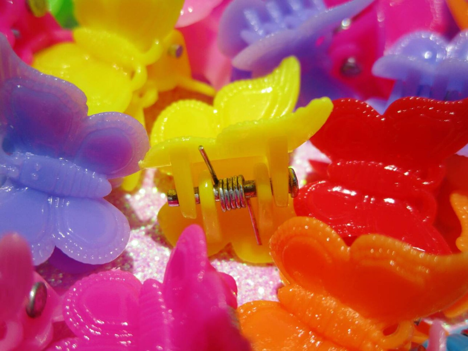 10pc Set 90's Butterfly Clips 90's Hair Clips Etsy