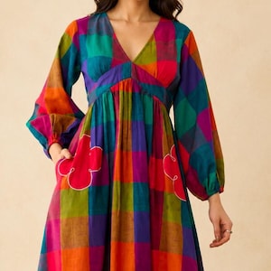 empire waist kaftan dress Empire Waist Dress Butterfly Sleeves Maternity Kaftan