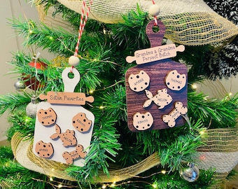 Personalized Gingerbread Christmas Ornament – Grandma & Grandpa’s Perfect Batch – Family Ornament 2025, Cookie Keepsake