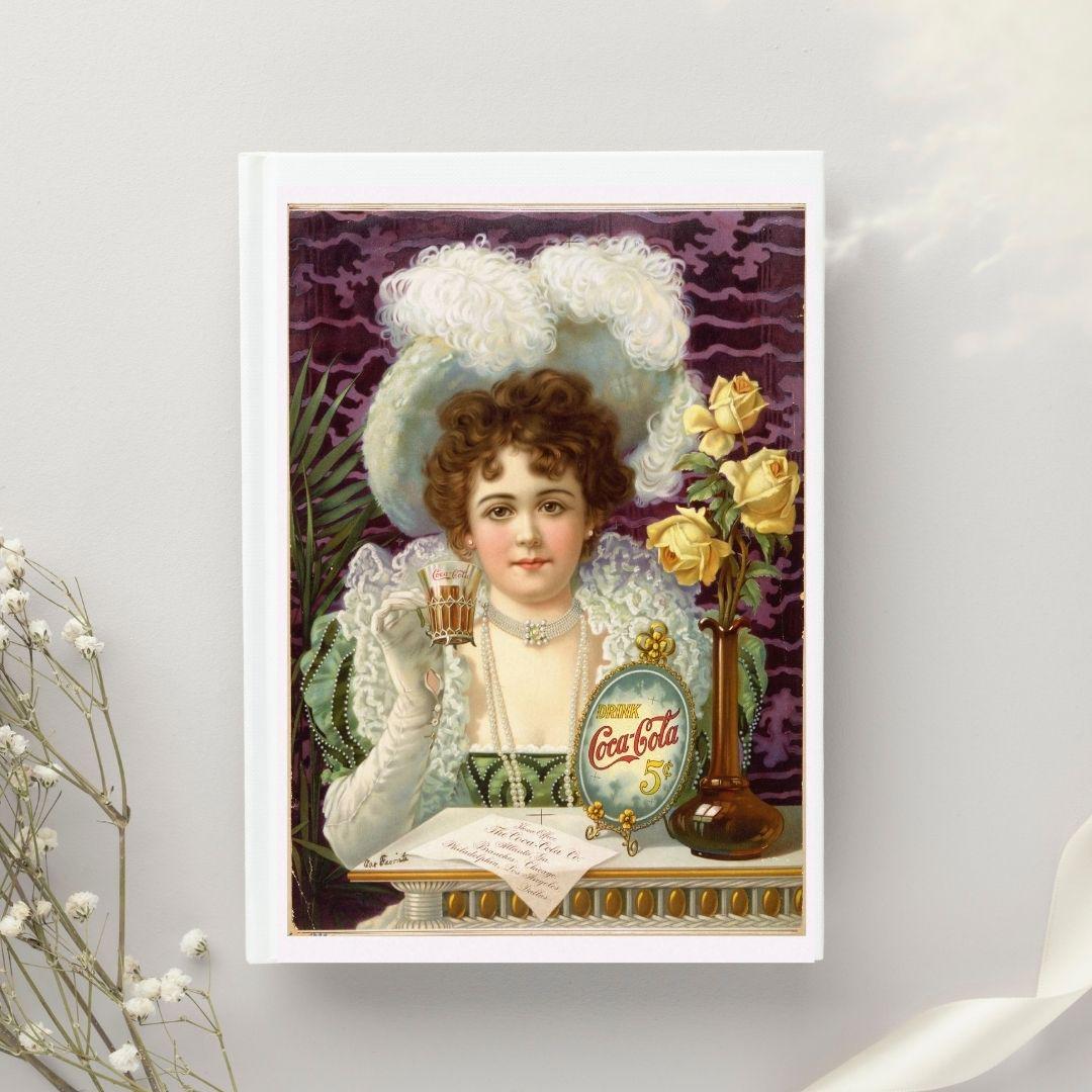 1890年代ビクトリア朝のコカコーラポスター、ヴィンテージソーダ広告