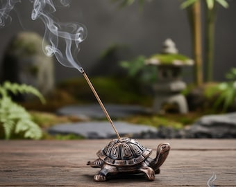 Japanese Bronze Figure of a Crane on a Turtle, 19th Century - Etsy
