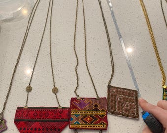 Colorful Handwoven statement piece Necklace traditional design