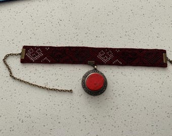 Handmade choker necklace traditional jewelry designs comfortable fabric fashion jewelry