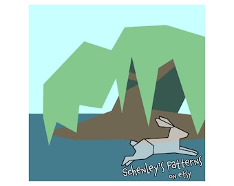 Willow Tree Paper-Piecing Quilt Pattern, PDF