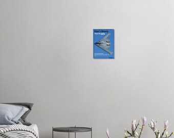 B-2 Spirit Poster – Stealth Bomber Poster | Military Aviation
