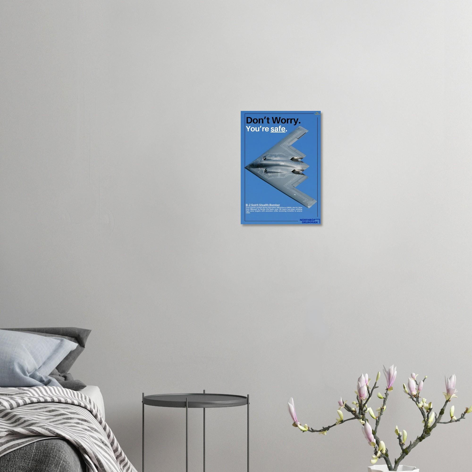 B-2 Spirit Poster – Stealth Bomber Poster | Military Aviation
