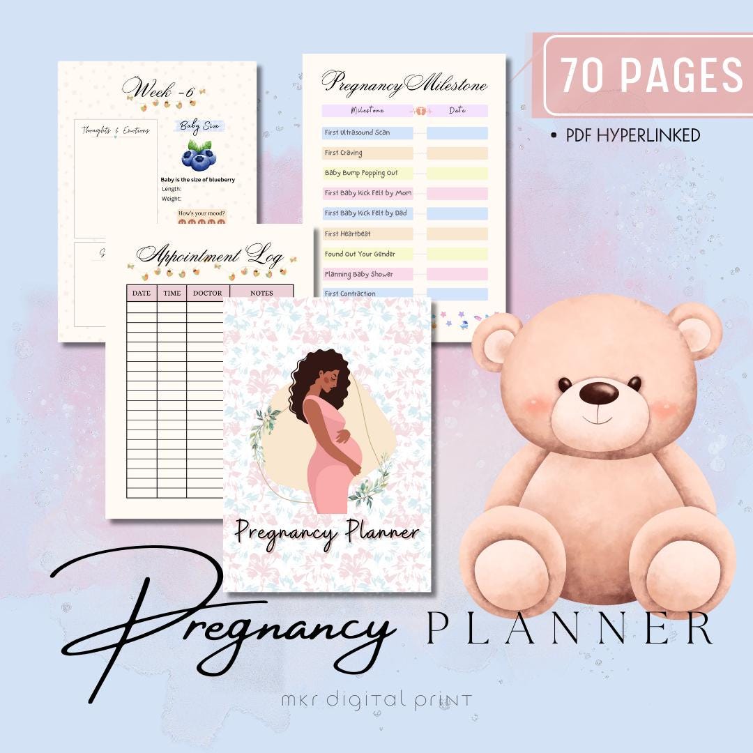 Pregnancy Planner II Checklist II PDF Copy - Etsy