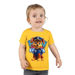 Cute Paw Patrol Toddler T-Shirt, Kids&#39; Tee, Birthday Gift, Toddler Apparel, Cartoon Shirt, Playful Outfit