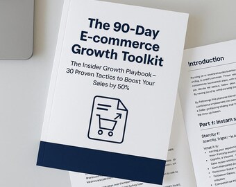 Playbook Wzrostu E-commerce | 30 Strategii + Bonusy | Poradnik Online Marketingu i Sprzedaży