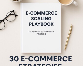 E-commerce Growth Playbook | 30 Proven Tactics to Boost Online Sales | PDF Guide
