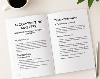 AI Copywriting Mastery – Kompletny Przewodnik + Szablony, Checklisty i Sprint 7-dniowy (PL)