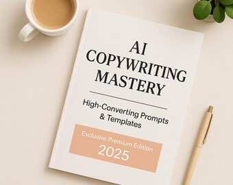 AI Copywriting Mastery | Prompts & Templates | PDF Guide for Sales, Ads, Emails, Etsy SEO