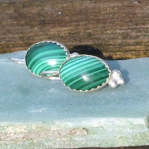 Malachite Earrings