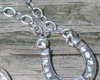 Marcasite Horseshoe necklace