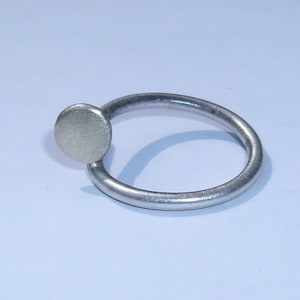 Sterling silver Nail Spike Ring