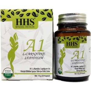 HHS A1 L-Carnitin Lepidium, 30 Kapseln, Kräuter, 1 Monat