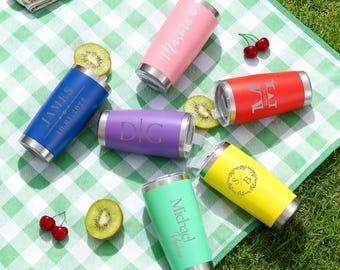 Personalized Stainless Steel Tumbler, Bridesmaid Gifts, Custom Vacuum Insulated Cup, Halloween Gift, Christmas Gift for Women