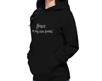 Minimalist Pole Dance Hoodie - Grace, on my own terms