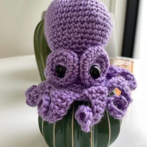 Handmade Crochet Octopus Plushie, Amigurumi, Sea Animal Toy, Cute Ocean Gift