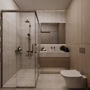Bathroom 3D Visualization | Interior Design Before Renovation