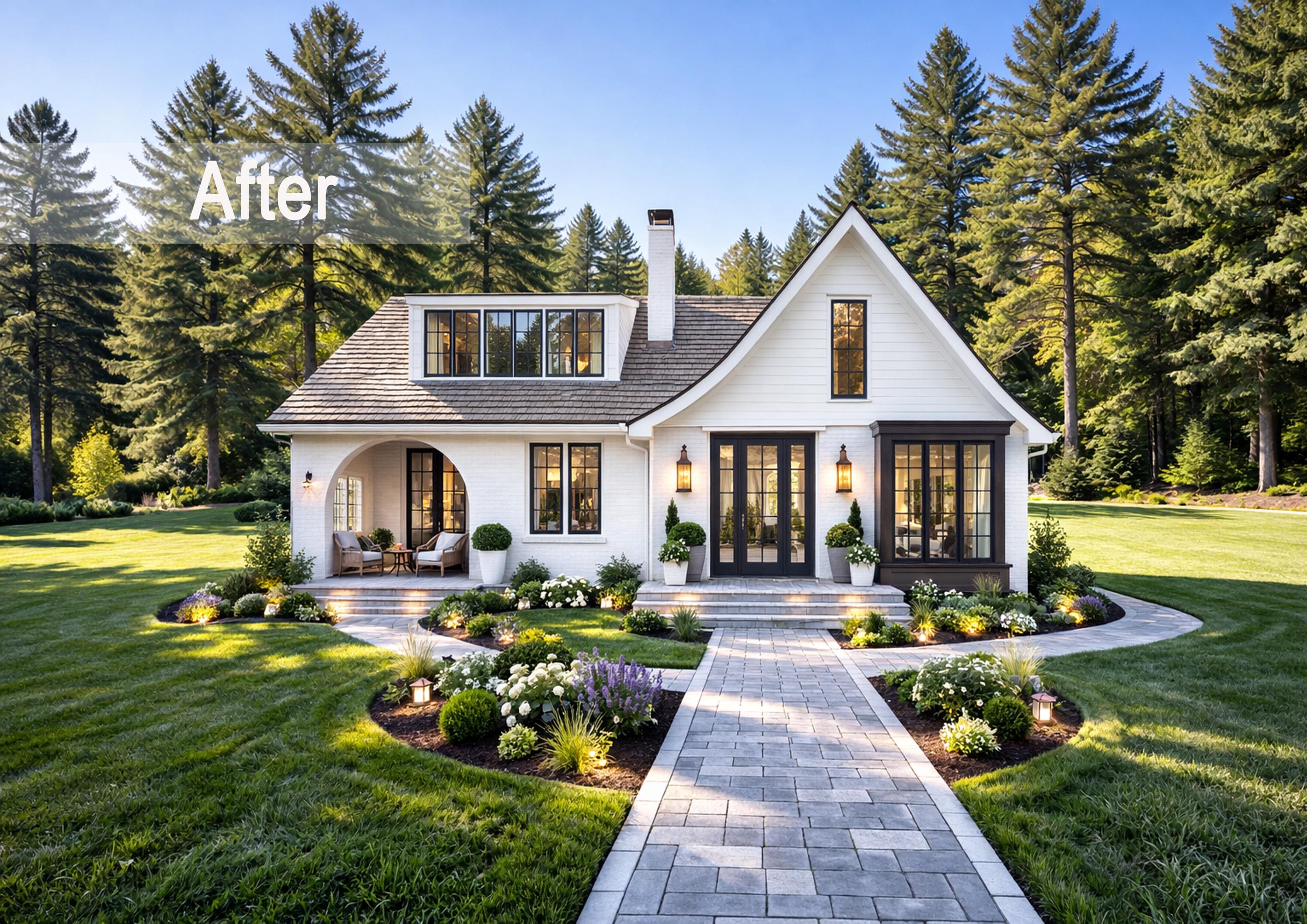 Premade Landscape Plan | Front Yard Design With Planting Layout - Etsy