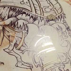 MIMIC: DnD Monster Gold Foil Print (11&quot;x14&quot;)