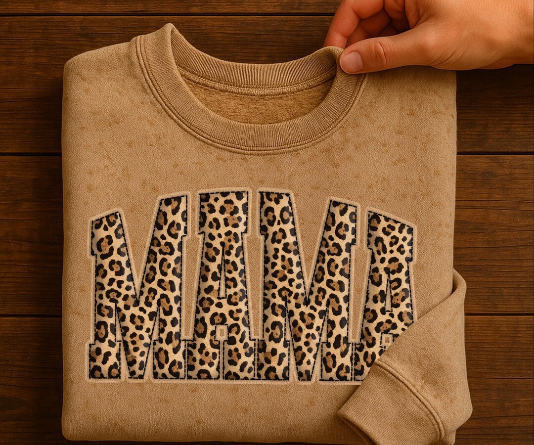 Mom Printed Pattern Leopard Print MOM PNG | Bold Animal Print Sublimation Design | Trendy ...