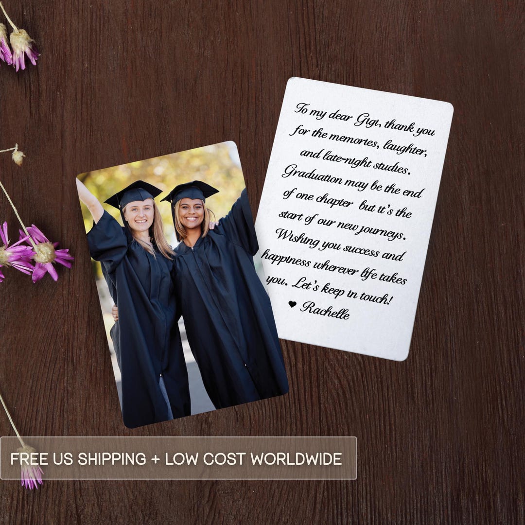 Custom Graduation Card,personalized Graduation Photo Gift ...