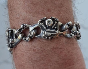 スターリングシルバー ハーレーダビッドソン モーターサイクルエンジン