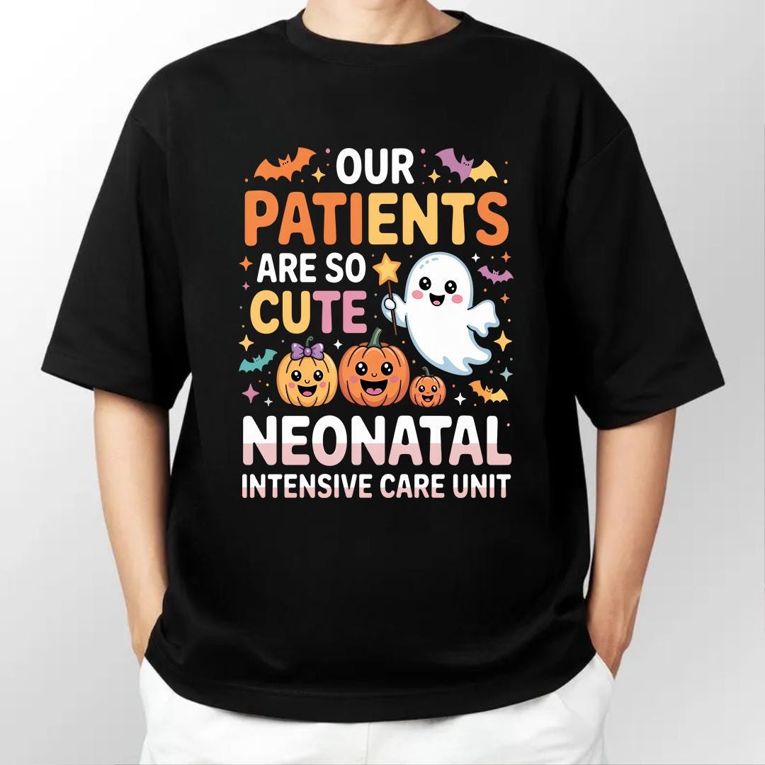 NICU Nurse Halloween PNG Bundle – Cute Ghost Pumpkin Neonatal Intensive ...