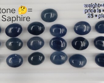 Natural "top quality Sapphire Gemstone Cabochon for "sale" (44ctw)