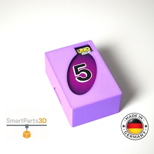 Kartenbox passend für UNO Flip – personalisierbare Ersatzbox für das Kartenspiel – kompakte & stabile Aufbewahrung