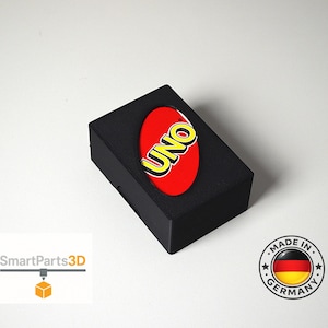 Kartenbox passend für UNO – personalisierbare Ersatzbox für das Kartenspiel – kompakte & stabile Aufbewahrung