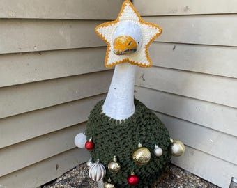 Choinka Porch Goose na szydełku WZÓR
