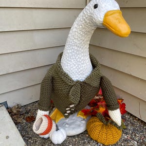 Porch Goose Fall Jacket Crochet Pattern